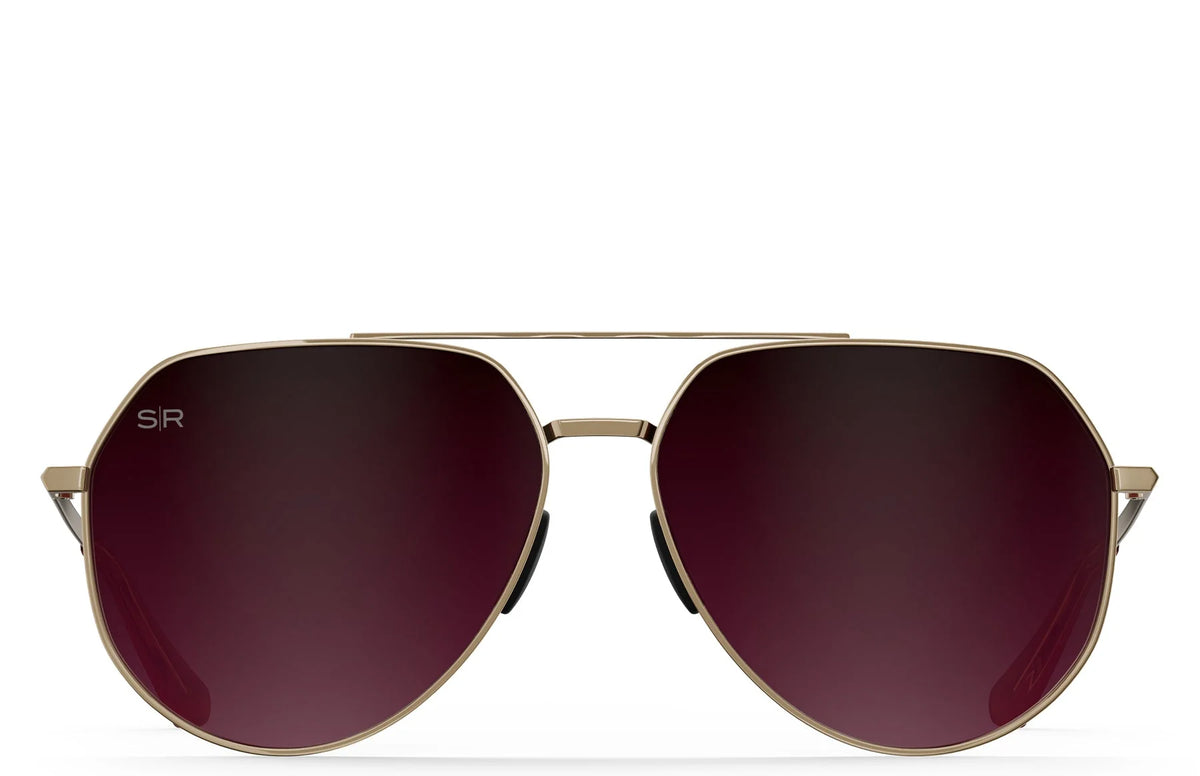 Tangle Free Aviator Hex - Cherry Fade Polarized